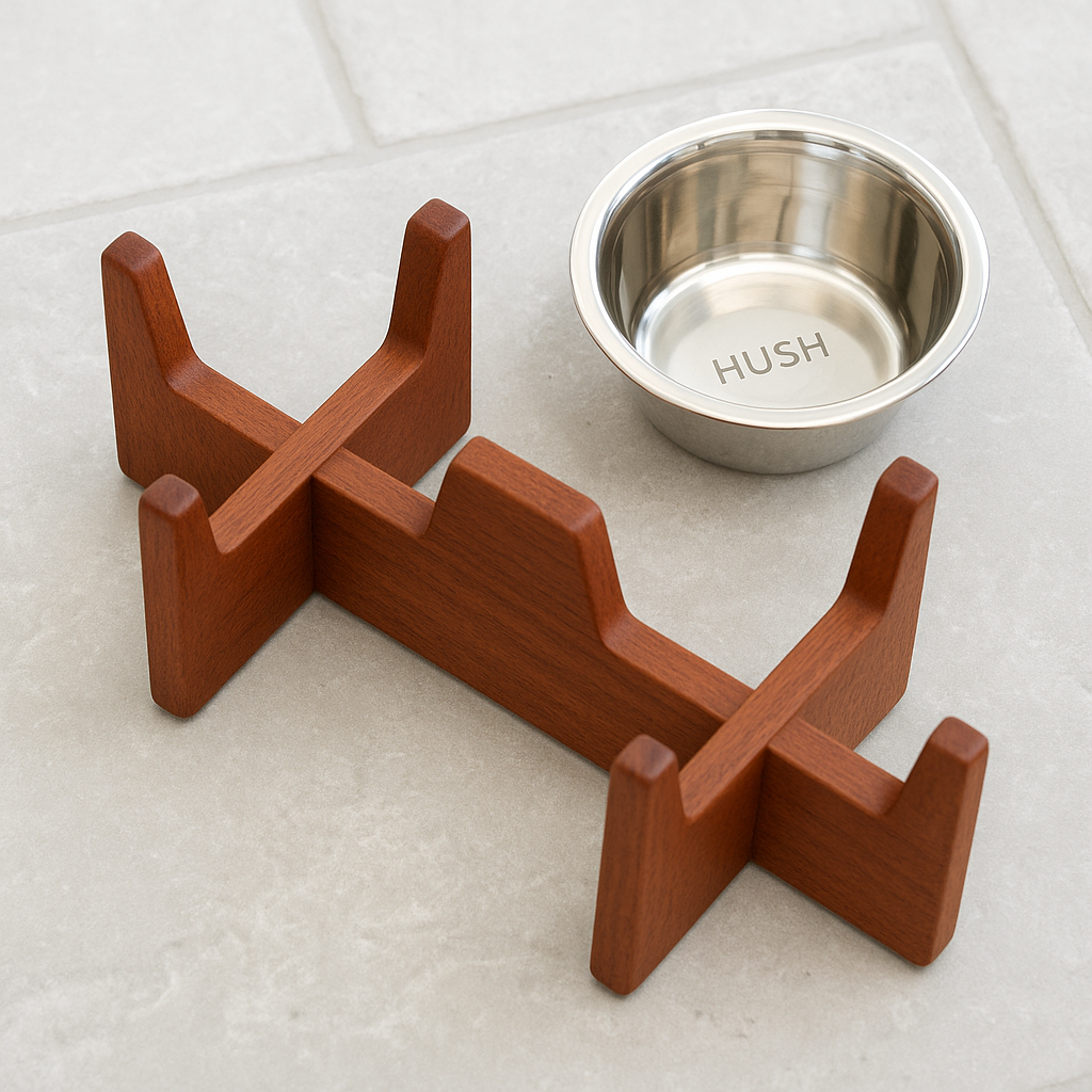 HUSH Elevated Pet Feeders
