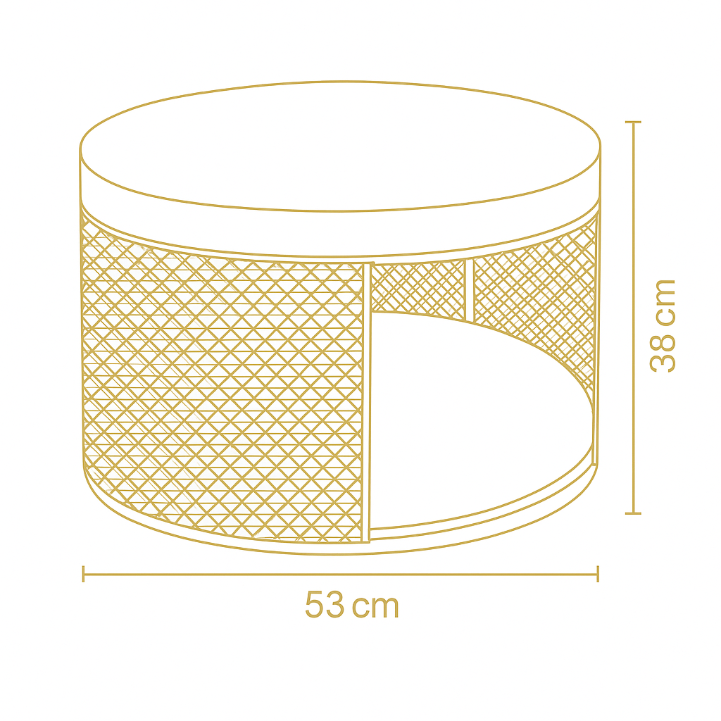 Hush Round Pet Table