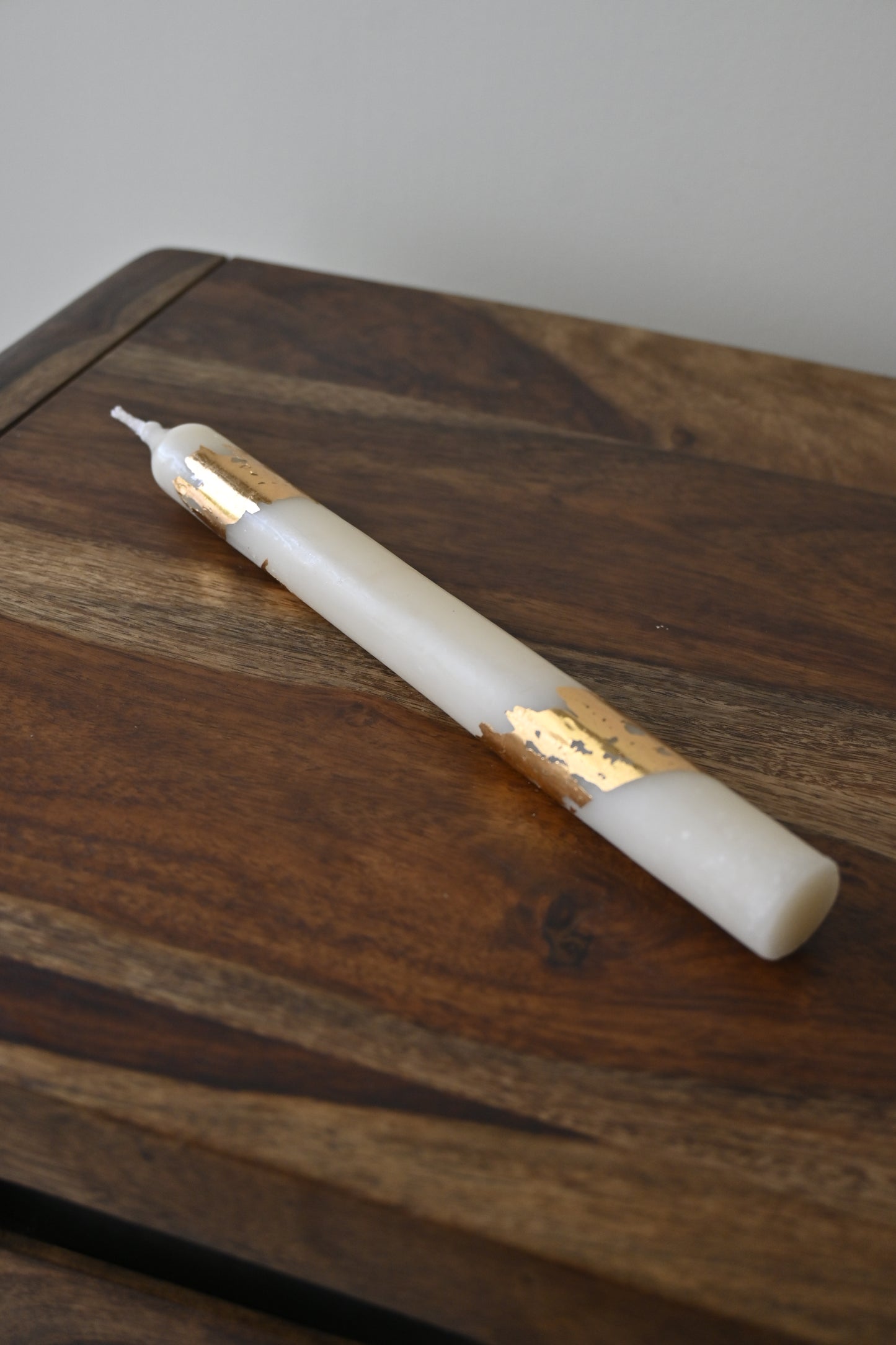 Taper Candle & Mini Glass Holder Combo