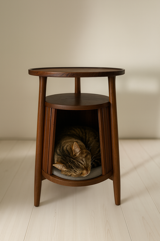 A Table That Doubles as a Cozy Hideaway