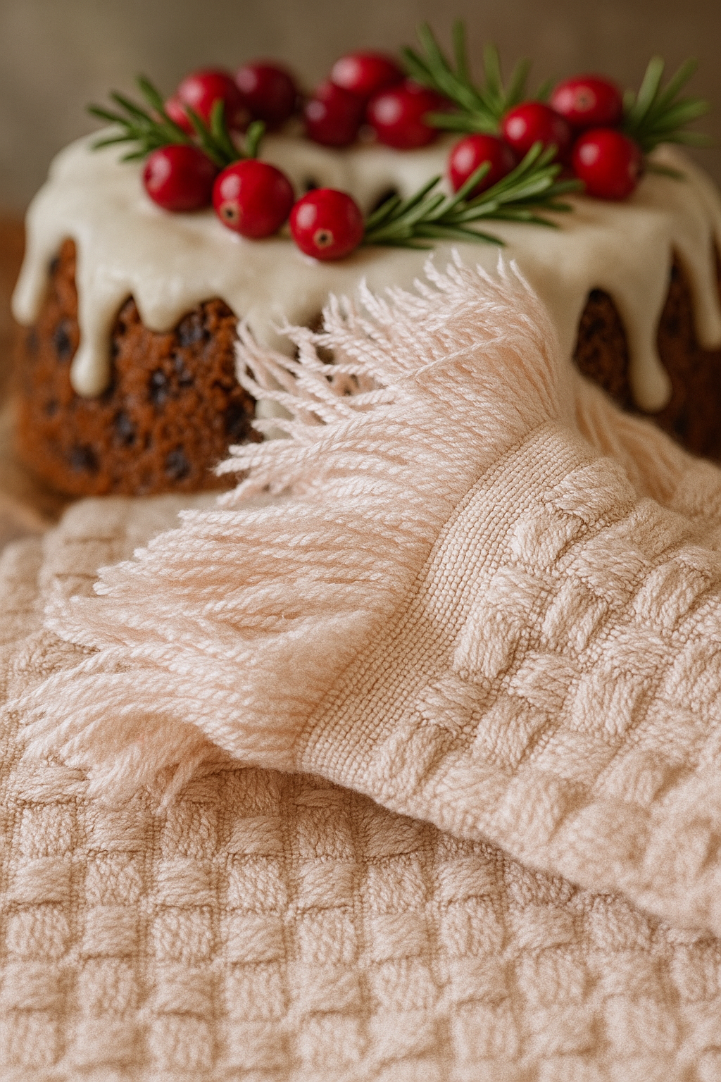 Pastel Pink Throw – Light & Airy Comfort