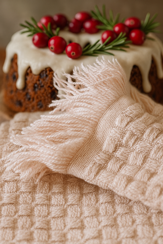 Pastel Pink Throw – Light & Airy Comfort