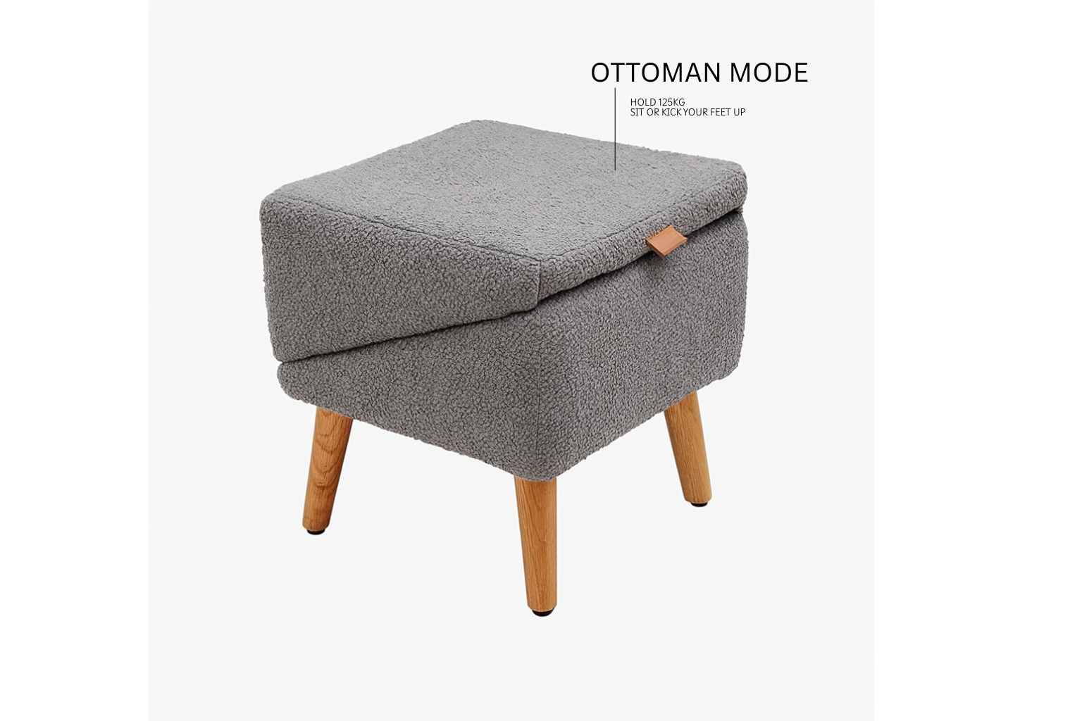 Hush Convertible Dog Ramp & Ottoman - Image 4