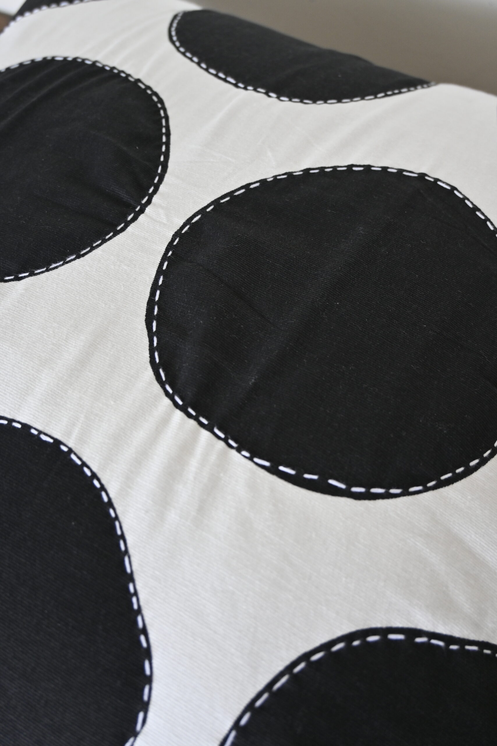 Bold Dot Cushion Cover – 20 × 20 Inches - Image 2