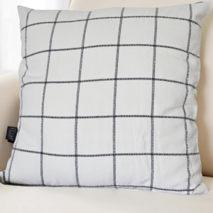 Grid Cushion Cover – 20 × 20 Inches