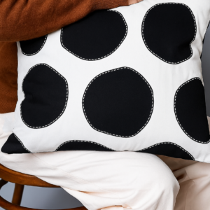 Bold Dot Cushion Cover – 20 × 20 Inches