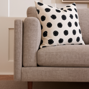 Minimal Dot Cushion Cover – 20×20 Inches